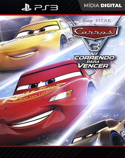 Disney Carros 3 - Ps3 Playstation 3 Jogo de Carro Disco Mídia Física  Original