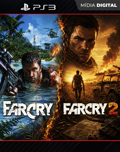 Far Cry + Far Cry 2 Playstation 3 Mídia Digital
