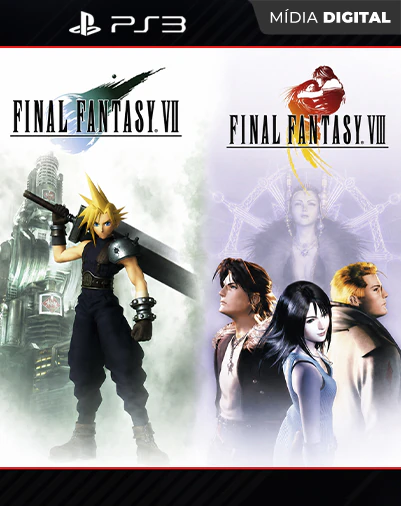 Final Fantasy 7 + 8 (PS1 Classic) Playstation 3 Mídia Digital