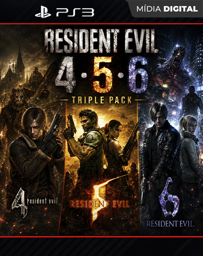 Resident Evil triple pack Playstation 3 Mídia Digital