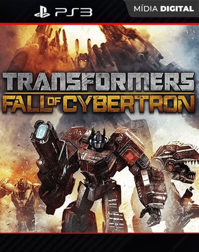 Transformers Fall Of Cybertron Playstation 3 Mídia Digital Frigga Games 9406