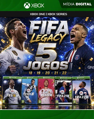 FIFA Legacy 18 ao 22 Xbox Mídia Digital