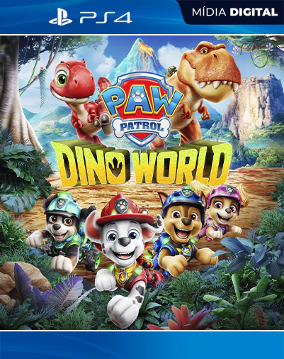 Patrulha Canina – O Mundo dos Dinossauros Playstation 4 Mídia Digital