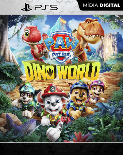 Patrulha Canina – O Mundo dos Dinossauros Playstation 5 Mídia Digital