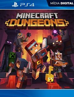Minecraft-dungeons-ps4-cover